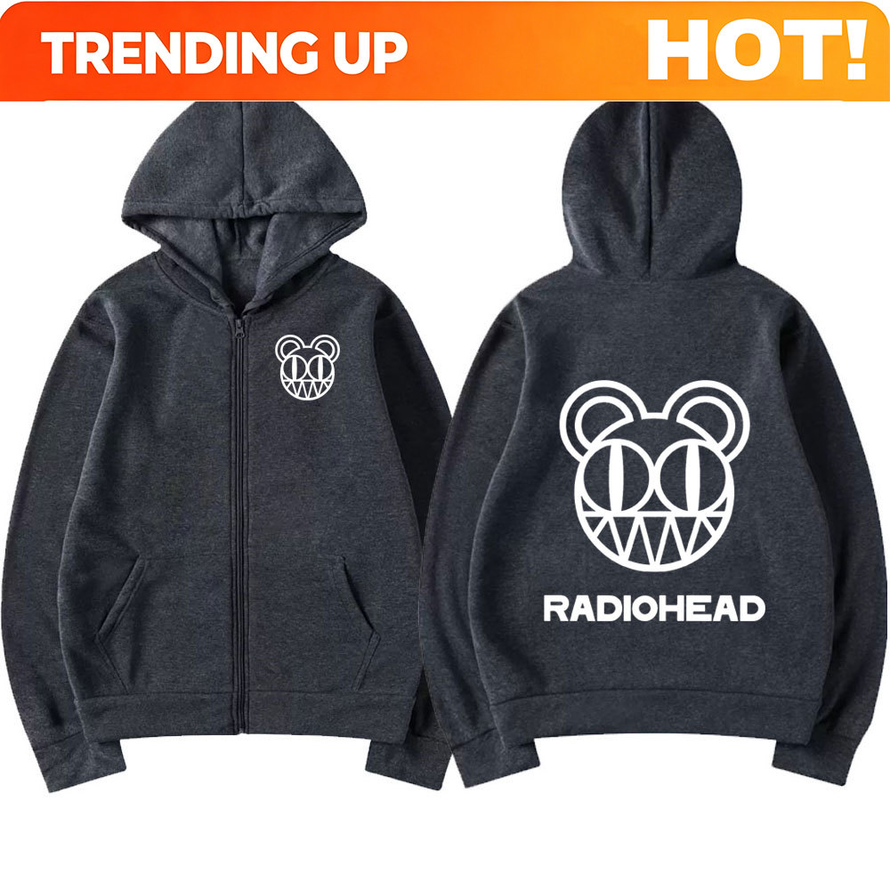 Mens Fashion Zip Up Hoodies - Bluza z kapturem na zamek z