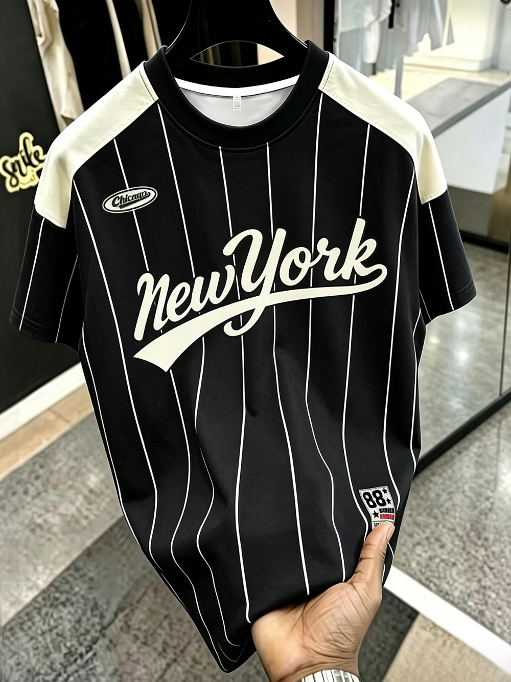 Men'S Fashion New York - Modna, nowa męska koszulka sportowa na