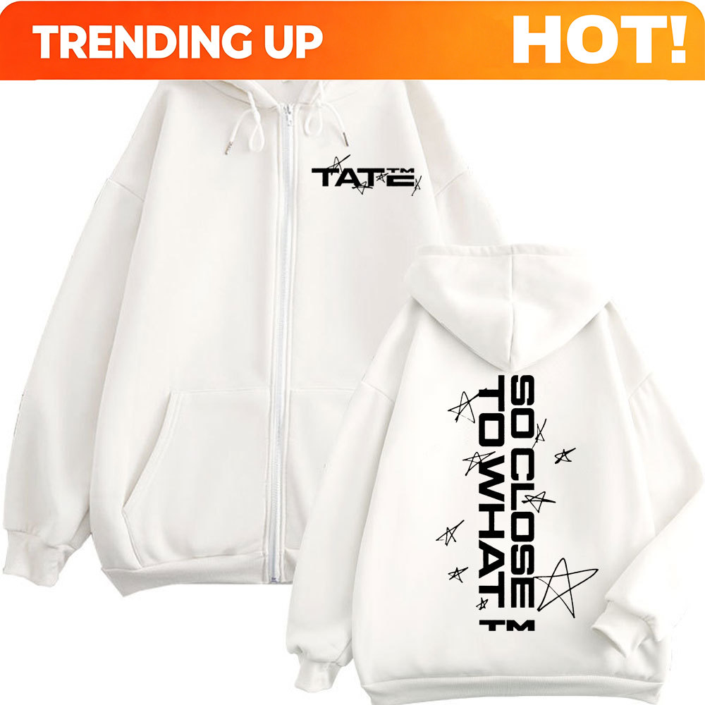 Mens Fashion Zip Up Hoodies - Bluza z kapturem Tate McRae So