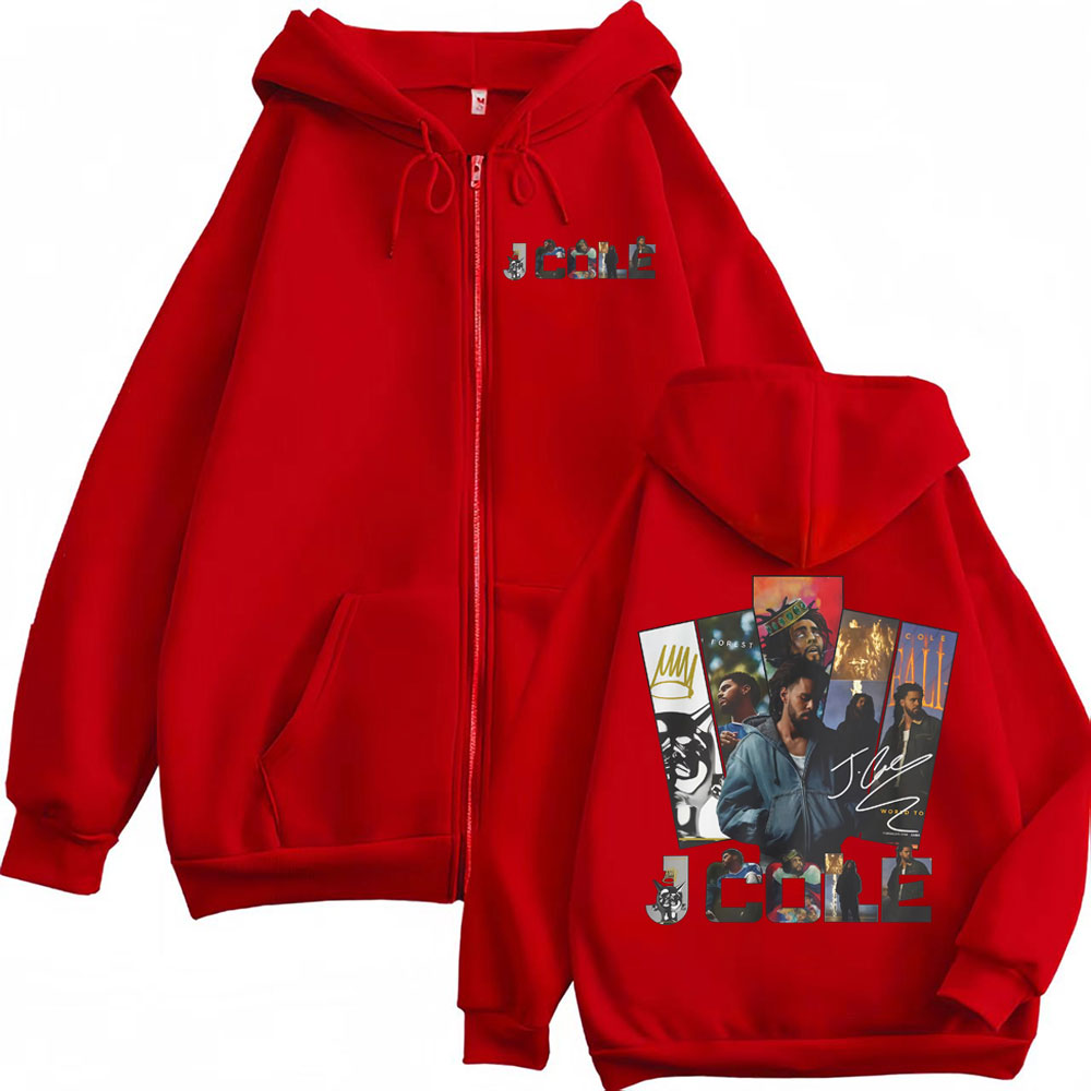 Bluza z kapturem J. Cole The F – Mens Fashion Zip Up Hoodies recenzja i cena