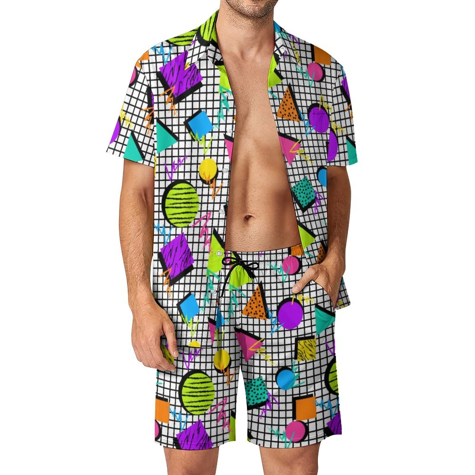Letnie nieregularne geometrycz – Mens Fashion Clothes recenzja i cena