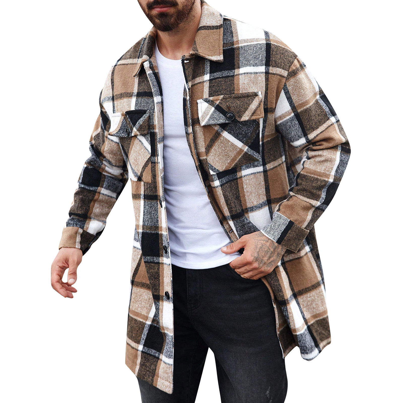Męski płaszcz typu trencz z po – Men'S Fashion X recenzja i cena