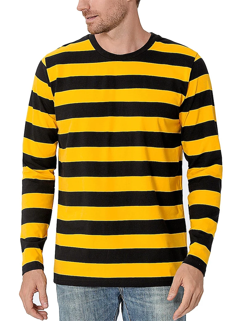 Modna koszulka męska z długim  – Men'S Fashion T Shirts recenzja i cena
