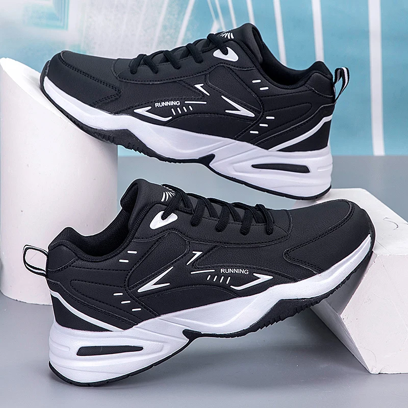 Męskie masywne sneakersy z gru – Mens Fashion Trainers recenzja i cena