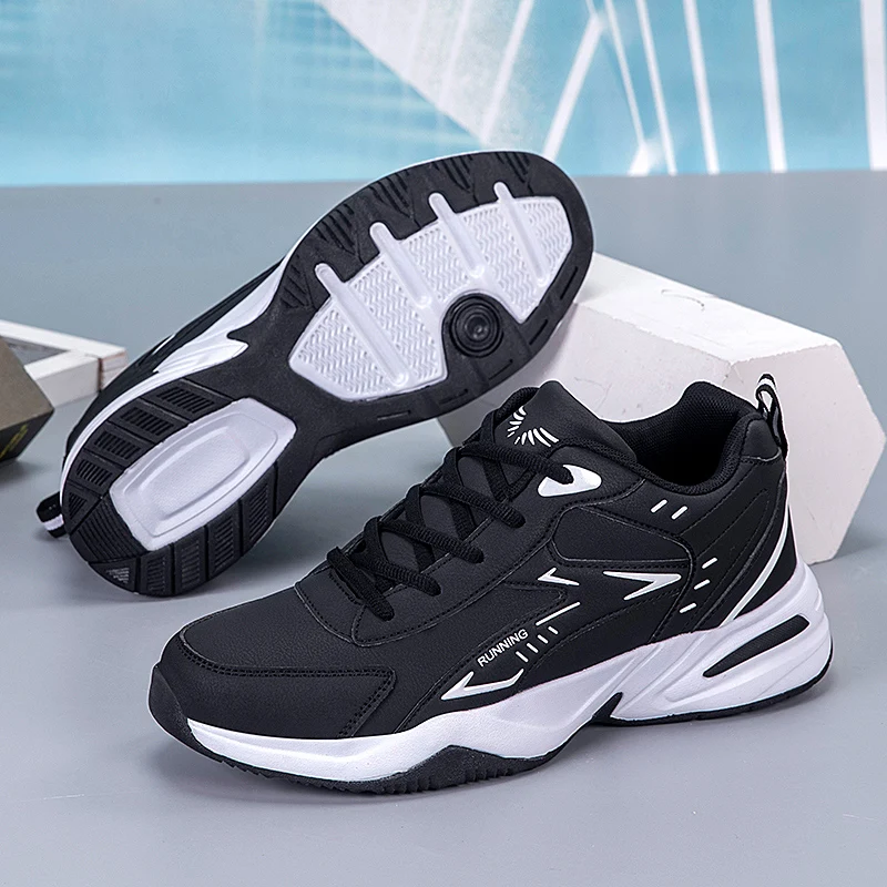 Męskie masywne sneakersy z gru – Mens Fashion Trainers recenzja i cena