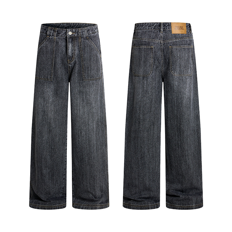 Męskie spodnie jeansowe w styl – Men'S Fashion Grey Jeans recenzja i cena