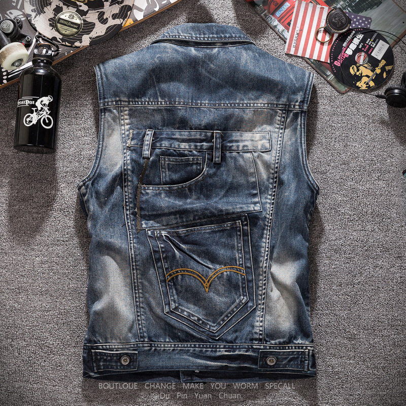Nowe modne męskie retro szare  – Men'S Fashion Grey Jeans recenzja i cena
