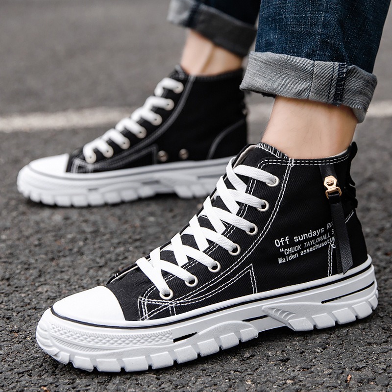Męskie buty, trampki wysokie z – Mens Fashion Trainers recenzja i cena